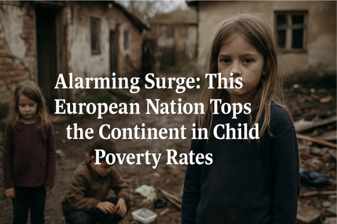 Alarming Surge: This European Nation Tops the Continent in Child Poverty Rates